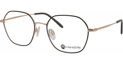 meineBrille 04-30000-01 Schwarz Kupfergold