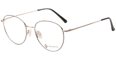 meineBrille 04-96090-02, Braun MattGold Glänzend