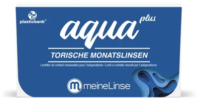 meineLinse aqua plus torische Monatslinsen 3er